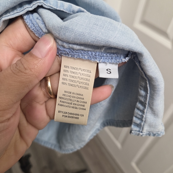 Anthropologie Cloth & Stone Halter 100% Lyocell Top - Picture 6 of 7